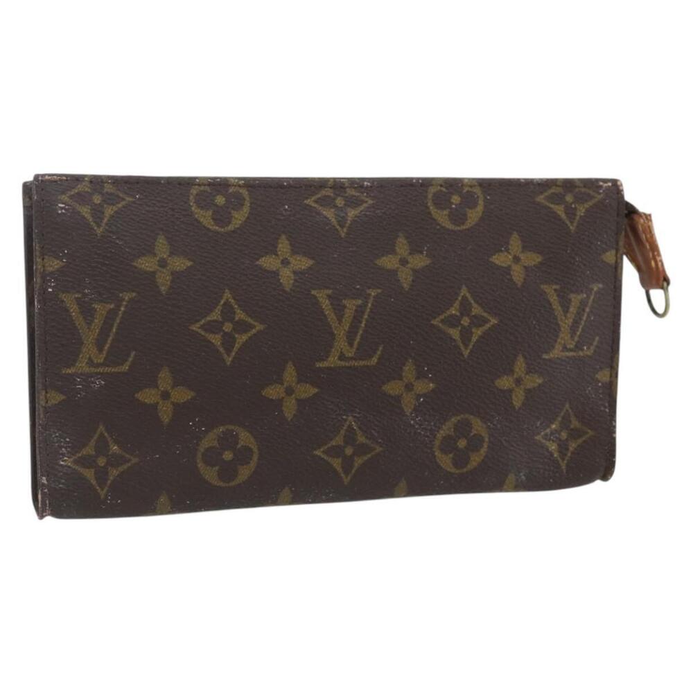 LOUIS VUITTON Monogram Bucket GM Accessory Pouch LV Auth 157035